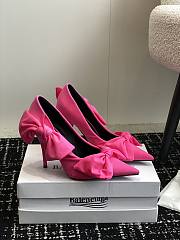 Balenciaga Knife Knot 110mm Pump Bright Pink  - 1