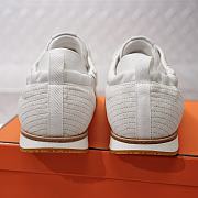 Hermes Tenis Jet White Sneaker - 4