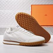 Hermes Tenis Jet White Sneaker - 3
