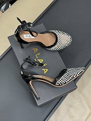 Alaia Pumps Black Mesh Heel 9cm - 3