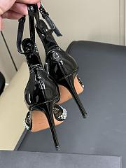 Alaia Pumps Black Mesh Heel 9cm - 2