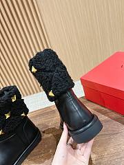 Valentino Black Leather Boot - 5