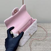 Chanel Flap Top Handle Bag Tweed 20cm - 5