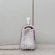 Chanel Flap Top Handle Bag Tweed 20cm - 2