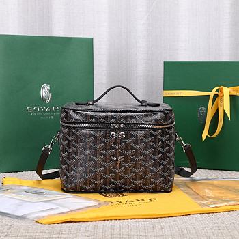 Goyard Muse Vanity Case Bag Black 16x14x20cm