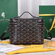 Goyard Muse Vanity Case Bag Black 16x14x20cm - 2