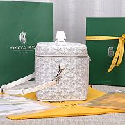 Goyard Muse Vanity Case Bag White 16x14x20cm - 3
