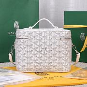 Goyard Muse Vanity Case Bag White 16x14x20cm - 2