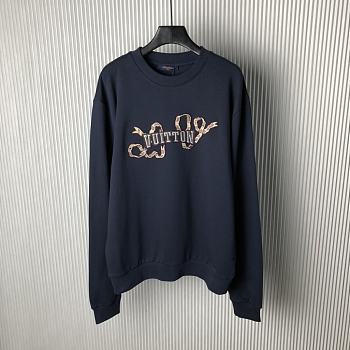 Louis Vuitton LV Navy Blue Sweater