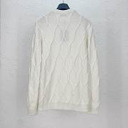 Louis Vuitton LV Embellished Cable Knit Wool Sweater - 5