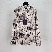 Louis Vuitton LV Long-Sleeved Silk Shirt - 1