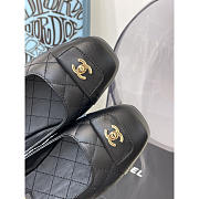 Chanel Ballerina Flat Calfskin Lambskin Black - 5