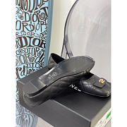Chanel Ballerina Flat Calfskin Lambskin Black - 4