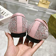 Gucci Horsebit GG Crystal Loafers Pink - 4