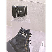 Chanel Calfskin Ankle Boots Black - 4