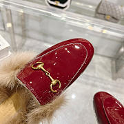 Gucci 2015 Re-Edition Woman's Princetown Red Patent - 5
