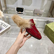 Gucci 2015 Re-Edition Woman's Princetown Red Patent - 4