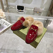 Gucci 2015 Re-Edition Woman's Princetown Red Patent - 3