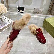 Gucci 2015 Re-Edition Woman's Princetown Red Patent - 2