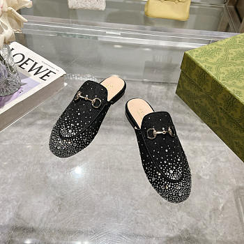 Gucci Woman's Princetown Slipper Black 