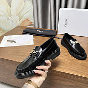 Celine Margaret Loafer Triomphe Chain Black - 4