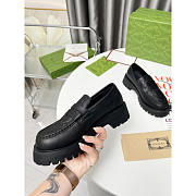 Gucci GG Lug Sole Loafer Black - 4