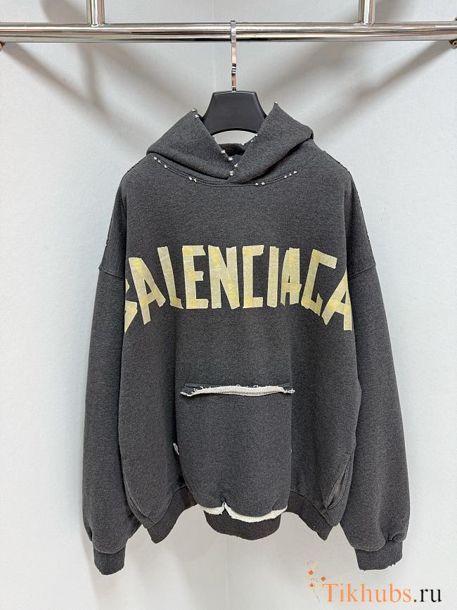 Balenciaga Grey Hoodie - 1