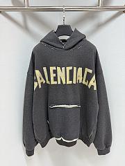 Balenciaga Grey Hoodie - 1