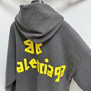 Balenciaga Grey Hoodie - 5