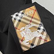 Burberry Check Label Cotton T-shirt - 3