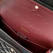 Chanel Jumbo Flap Bag Black Caviar Gold 30cm - 4