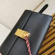 Prada Soft Sound Small Black Shoulder Bag 24x13.5x6cm - 4