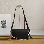 Prada Soft Sound Small Black Shoulder Bag 24x13.5x6cm - 2