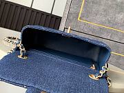 Chanel Small Flap Bag Blue Denim 20cm - 5