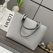 Loewe Anagram Tote Classic Calfskin Grey 29x14x25cm - 2