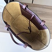 Loewe Anagram Tote Classic Calfskin Red Wine 29x14x25cm - 6