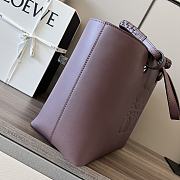Loewe Anagram Tote Classic Calfskin Red Wine 29x14x25cm - 5