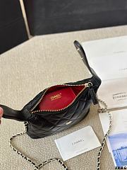Chanel Black Lambskin Bag 20x15cm - 5