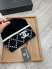 Chanel Black Beanie 02 - 2