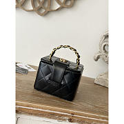 Chanel Mini Vanity Case Bags Black 11x9.5x8.5cm - 6