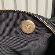Chanel 24A Shiny Calfskin Shouder Bag Black 29x19x13cm - 3