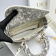 Dior Medium Lady D-Lite Bag Latte Gold 24x20x11cm - 6