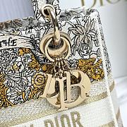 Dior Medium Lady D-Lite Bag Latte Gold 24x20x11cm - 2