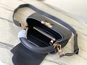 Louis Vuitton LV Capucines Mini Black 21x8x13.6cm - 3