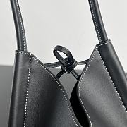Bottega Veneta Small Solstice Black Leather Bag 30x26x2cm - 2