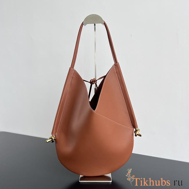 Bottega Veneta Solstice Bag Blrown Leather 44x37.5x2cm - 1