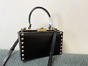 Valentino Garavani Rockstud Alcove Box Black 19x12x8cm - 6