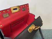 Valentino Garavani Rockstud Alcove Box Black 19x12x8cm - 5