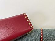 Valentino Garavani Rockstud Alcove Box Red 19x12x8cm - 5