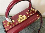Valentino Garavani Rockstud Alcove Box Red 19x12x8cm - 4